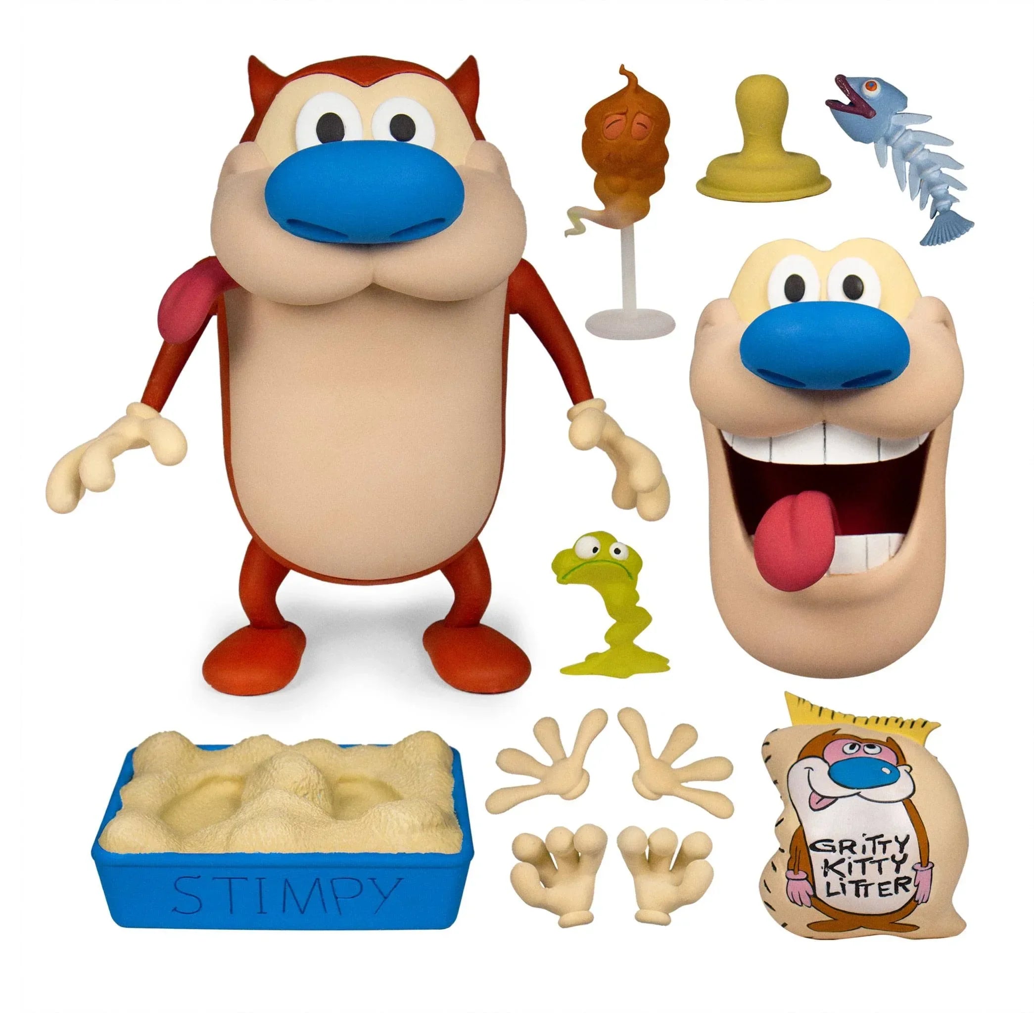 The Ren Stimpy Show Deluxe Action Figure Stimpy 18 cm – Nerdbutiken