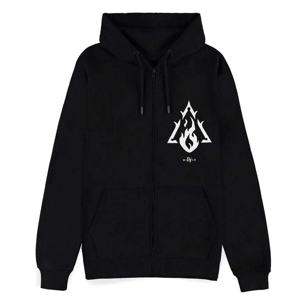 Diabla IV Zipper Hoodie Sweater: En Förtrollande Välsittande Val för Sorcerer Sigil Fans