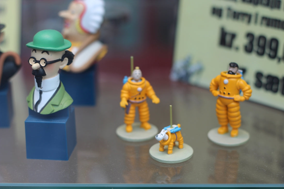 a group of toy figures