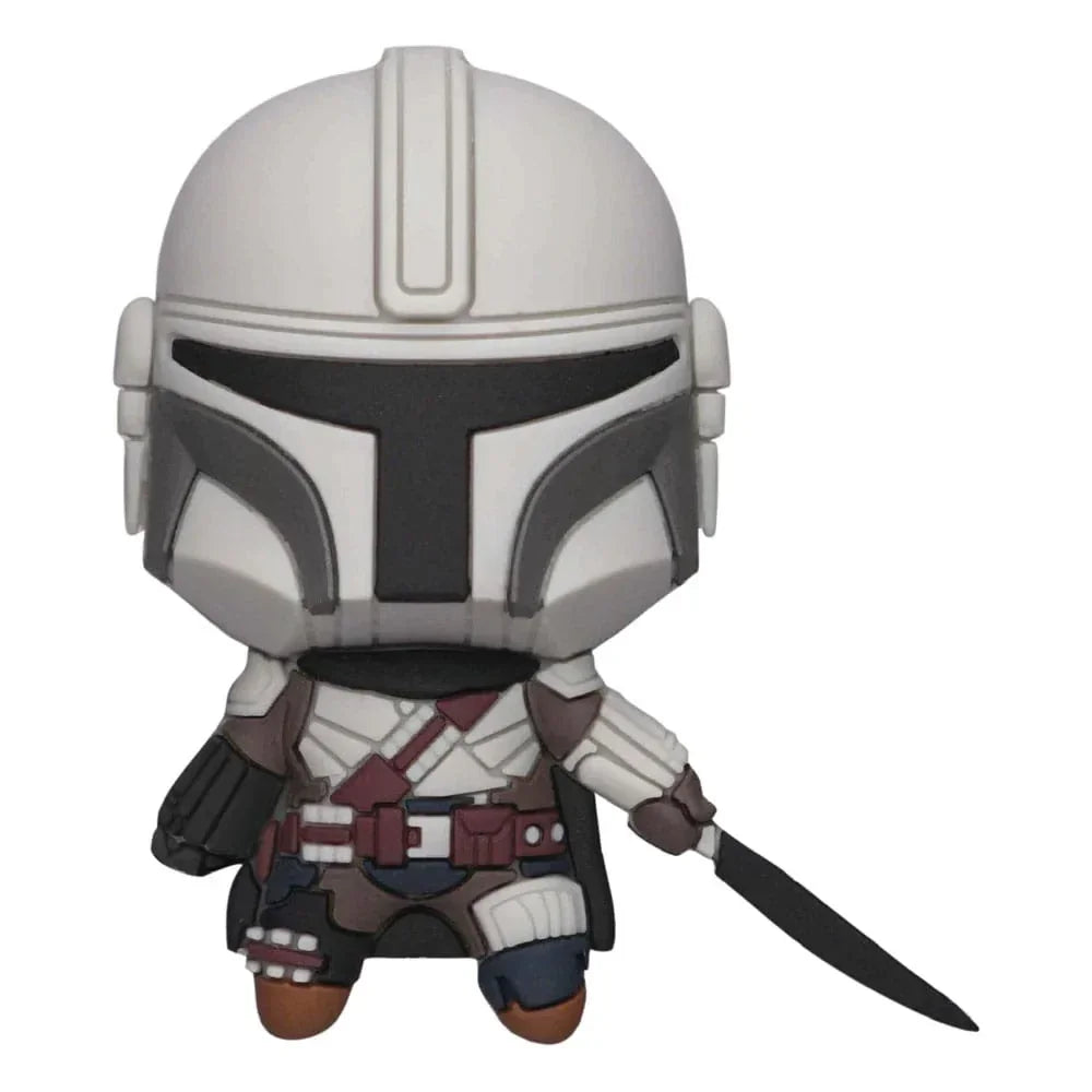 Star Wars The Mandalorian 3D Magnet Mando med Darksaber