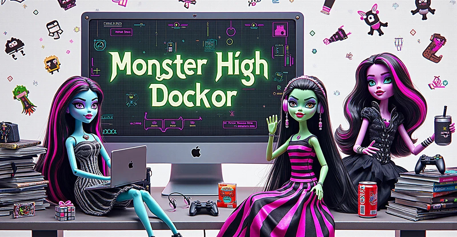 Monster High Dockor: Utforska den Fängslande Världen av Skrämmande Stil och Kreativ Lek! - Nerdbutiken
