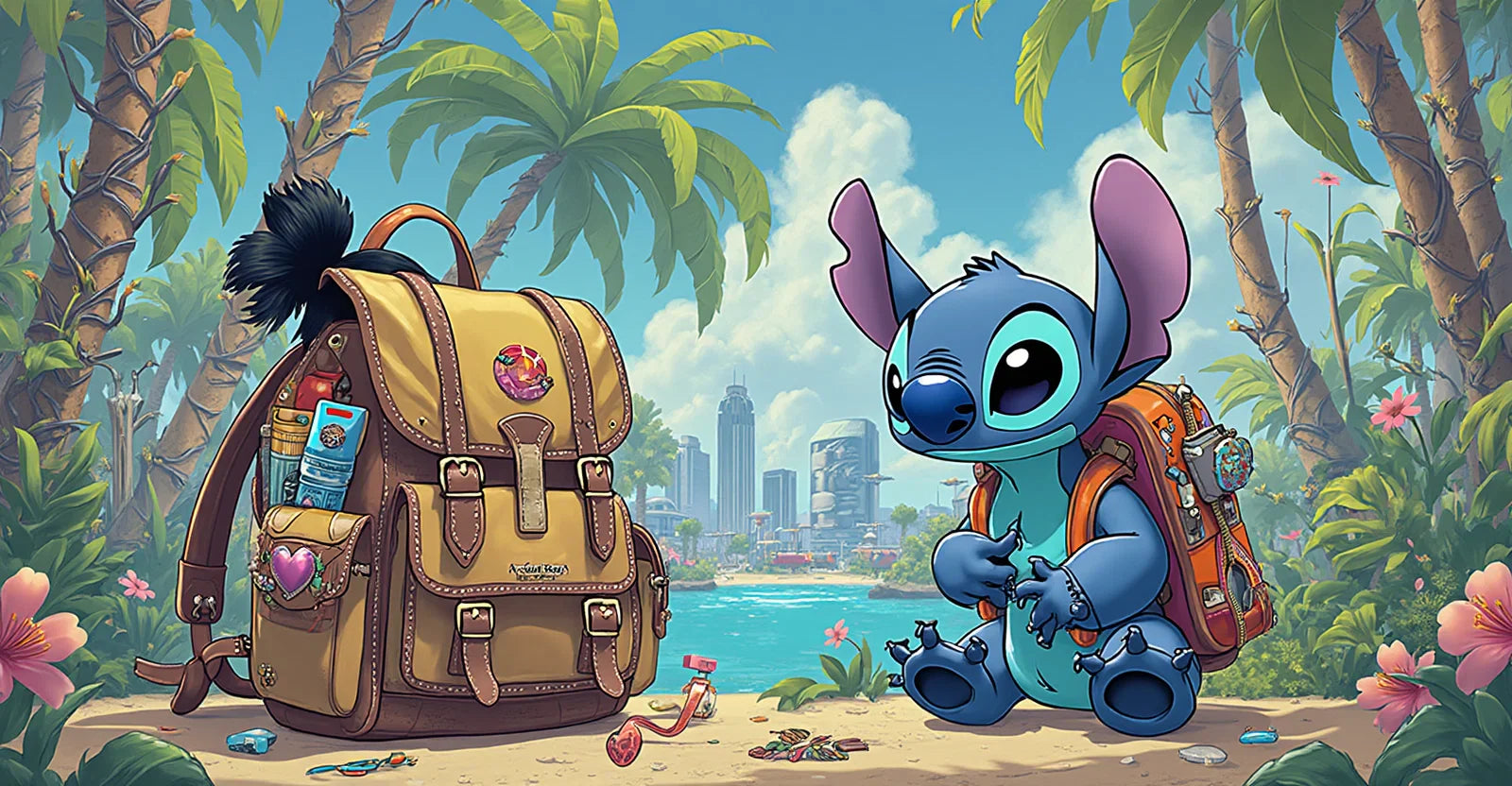 Lilo &amp; Stitch ryggsäckar – Färgglad Disney-design hos Nerdbutiken.se
