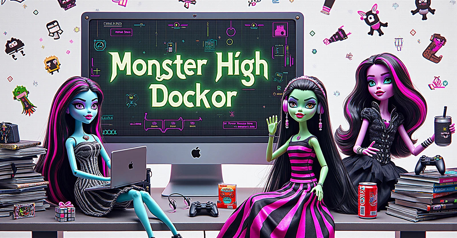 Monster High Dockor: Utforska den Fängslande Världen av Skrämmande Stil och Kreativ Lek!