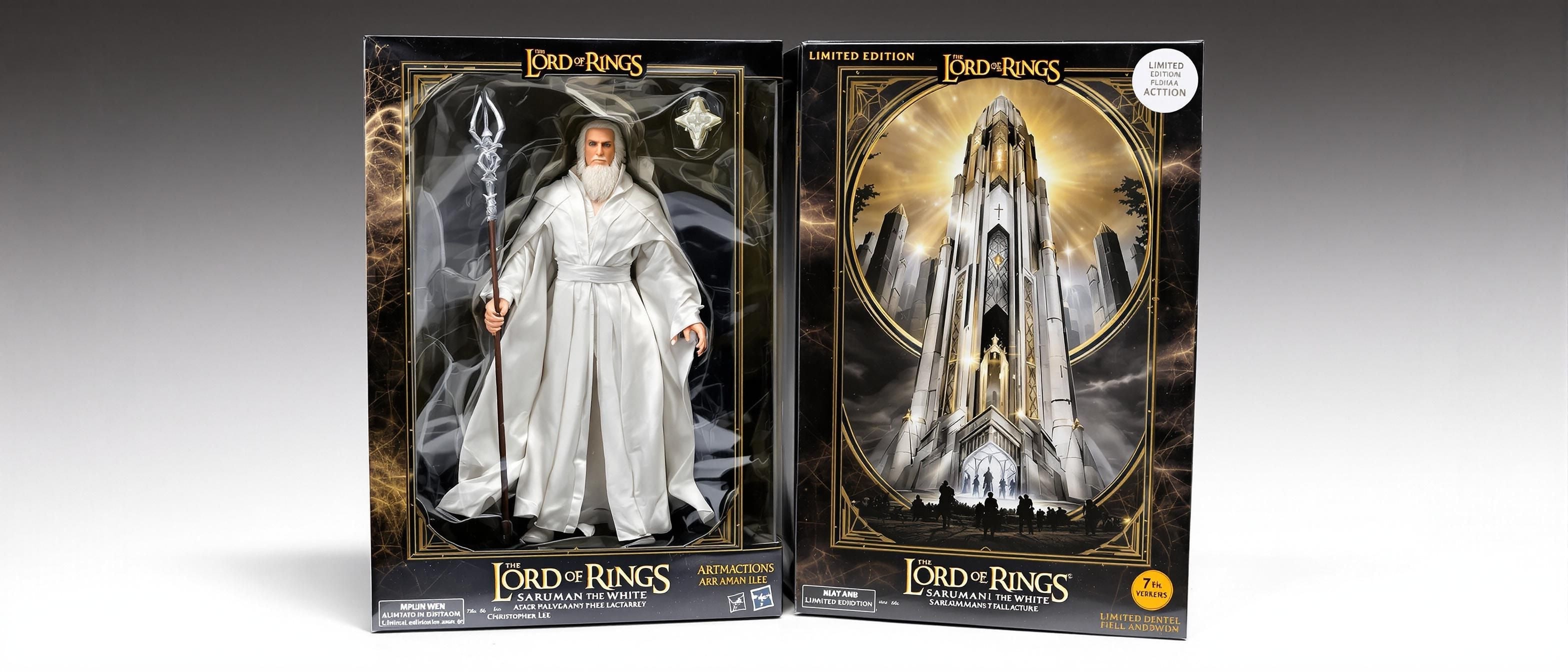 Saruman Actionfigur – Mörk Magi i Samlarformat från Lotsofloot.se!