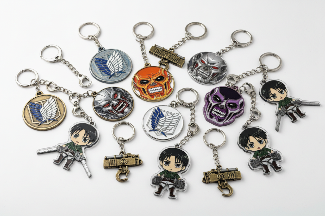 Attack on Titan Nyckelringar