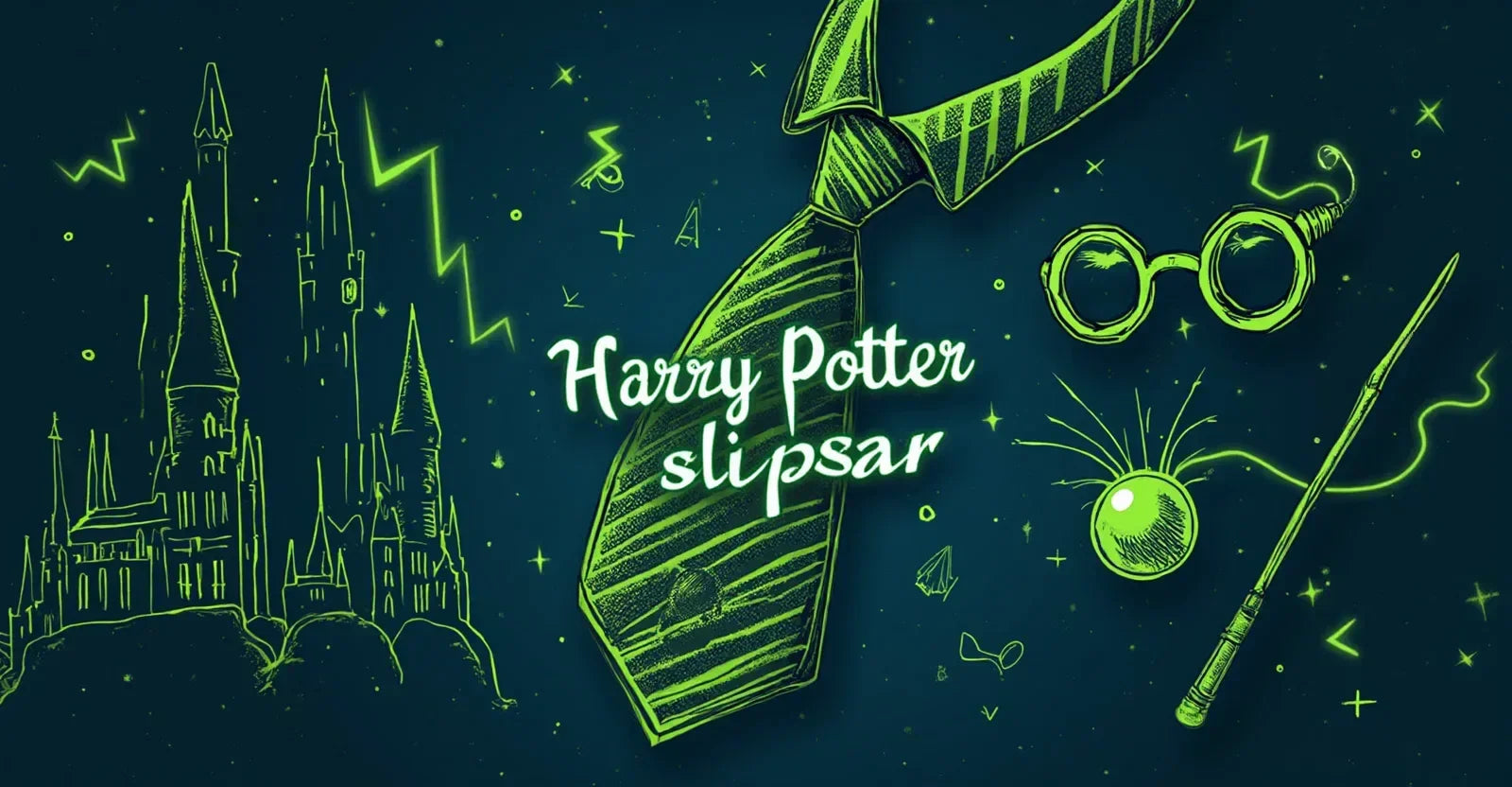 Magiska Harry Potter slipsar: Så här visar du din kärlek till trollkarlsvärlden med stil! - Nerdbutiken