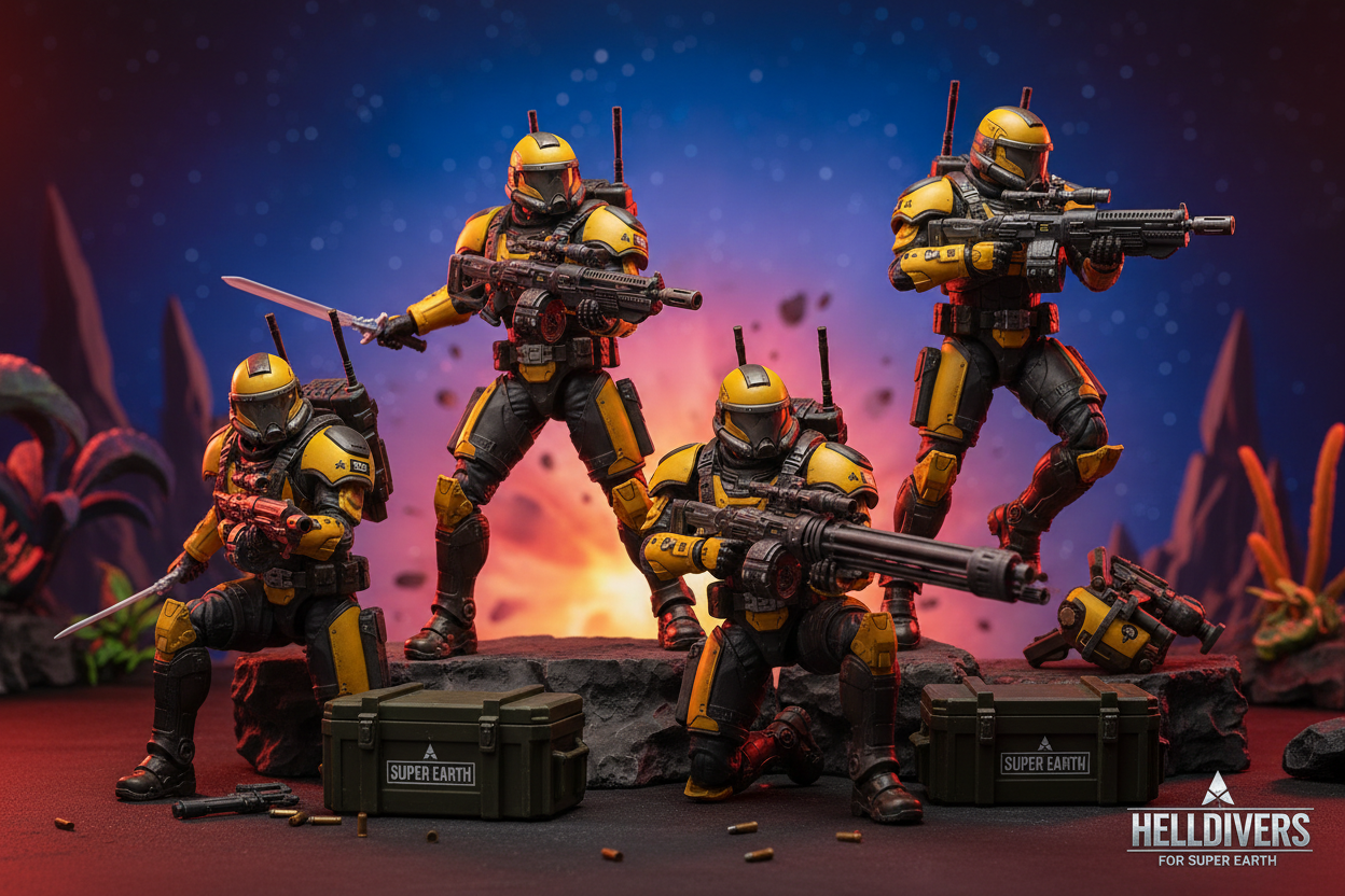 Helldivers Figurer
