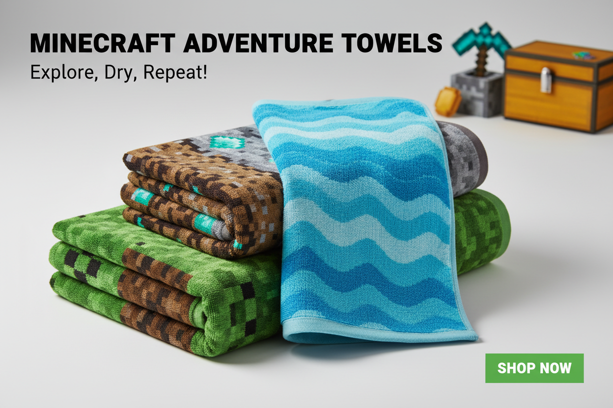 Minecraft Handdukar