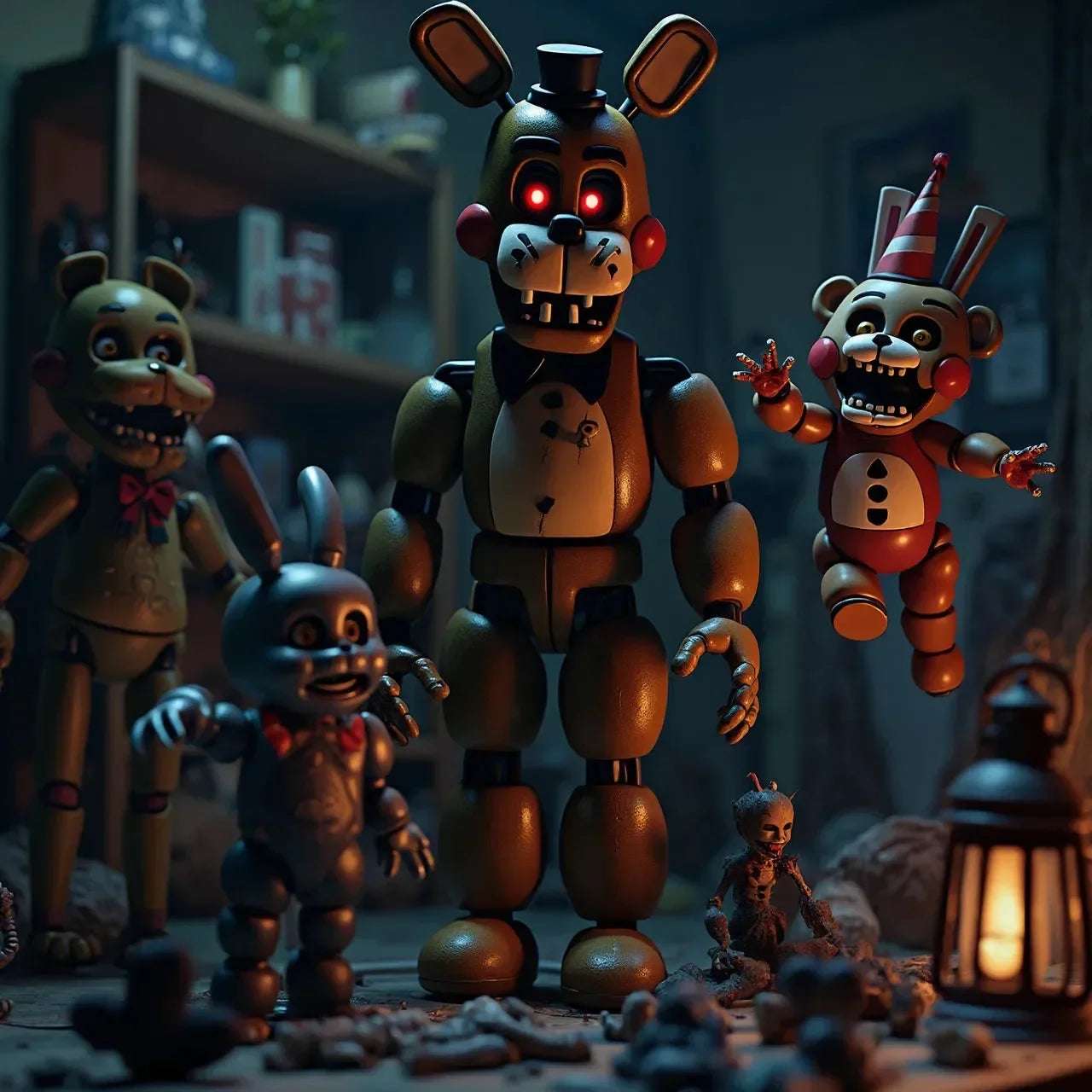 Five Nights at Freddy's Actionfigurer - Nerdbutiken