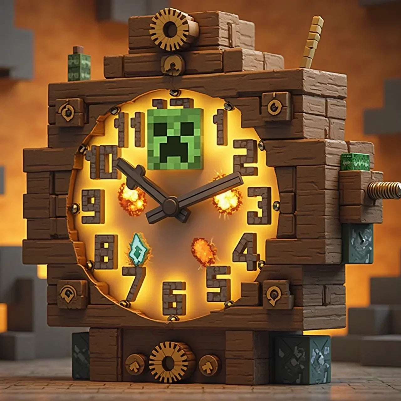 Minecraft Väggklockor - Nerdbutiken