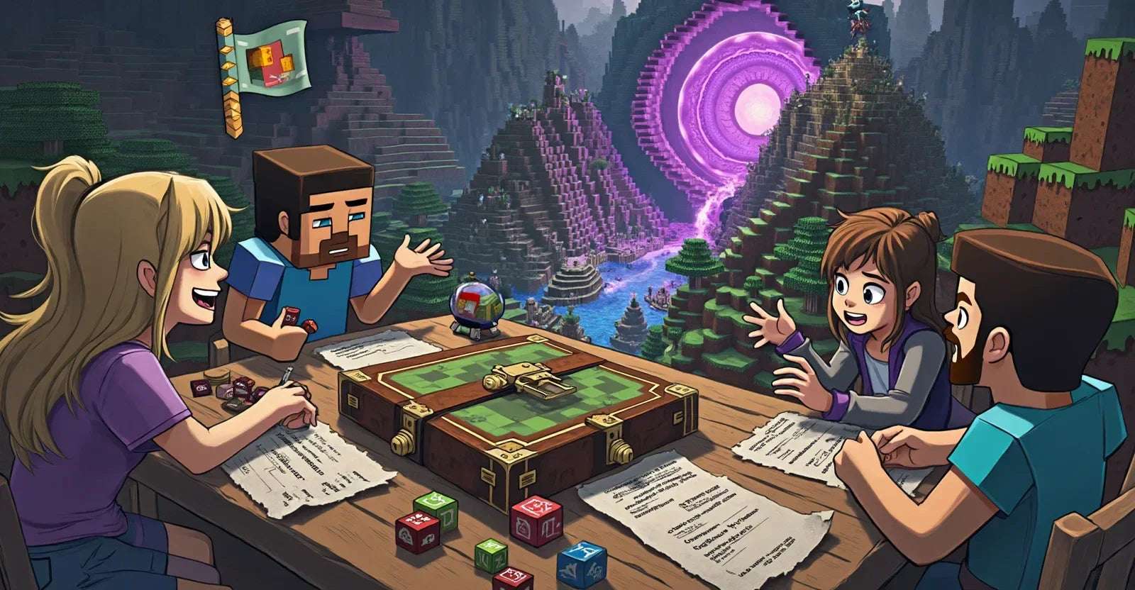 Minecraft rollspel – lev ut äventyret bortom skärmen - Nerdbutiken