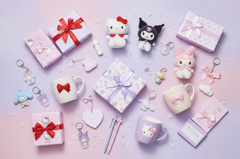 Sanrio Presenter – Hello Kitty, Kuromi, My Melody & kawaii gåvor