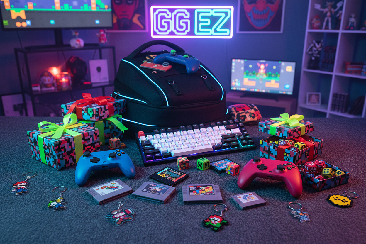 Gaming Nyckelringar – spelnyckelringar, charms & gamer-presenter