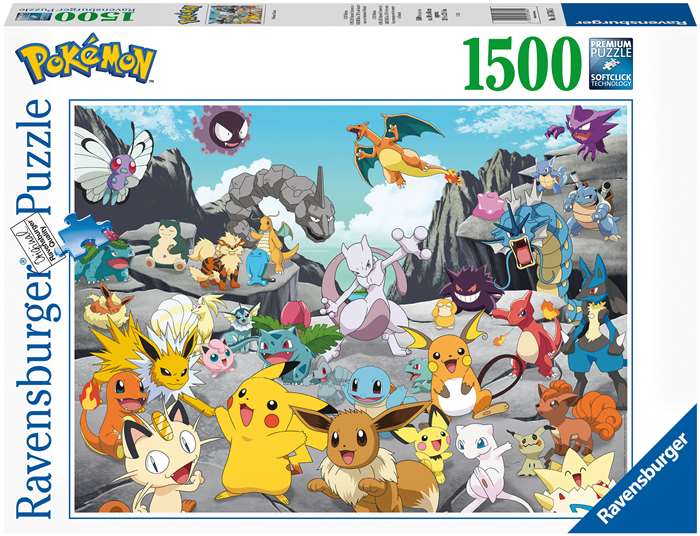 Ravensburger Pokémon Pussel 1500 Bitar - Pokémon Classics Ravensburger