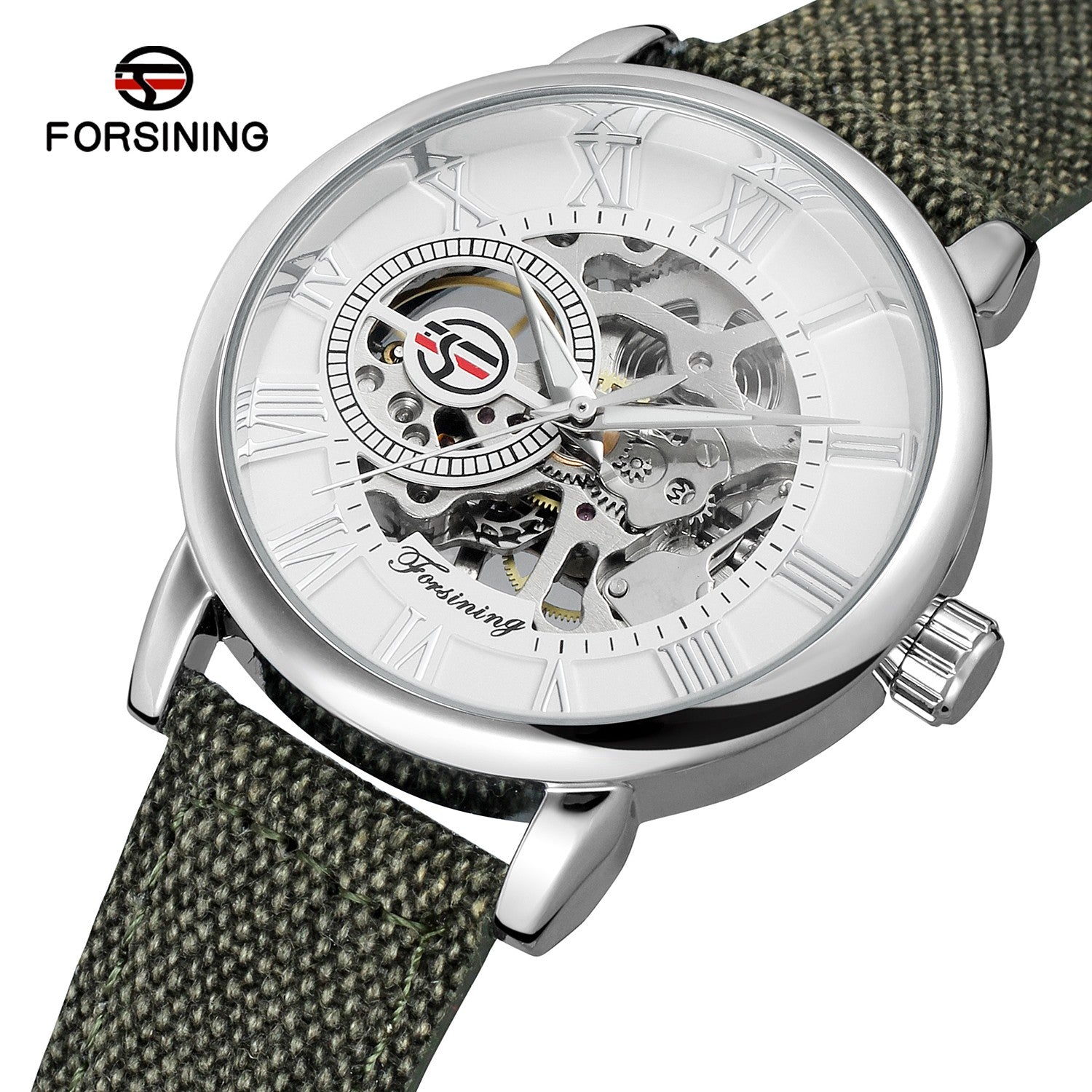 Forsining Armbandsur FSG8099M3S4 - Mekanisk Herrklocka Runns