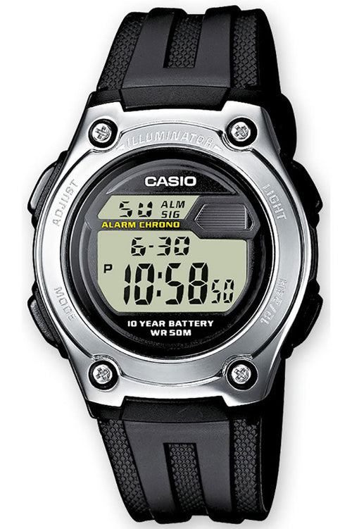 Casio W-211-1A Quartz Klocka med Digital Display Runns