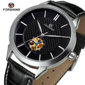 Forsining Armbandsur FSG8083M3S2 - Eleganta Detaljer i Silver och Svart FORSINING
