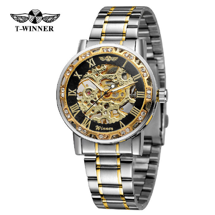 Eleganta Armbandsur WINNER - WRG8012M4S2 med Romerska Siffror WINNER