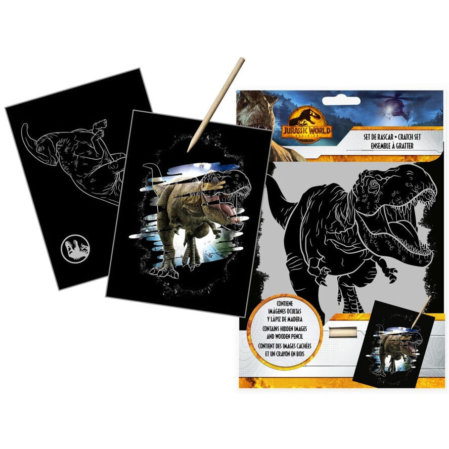 Jurassic World Konst Scratch Art Set