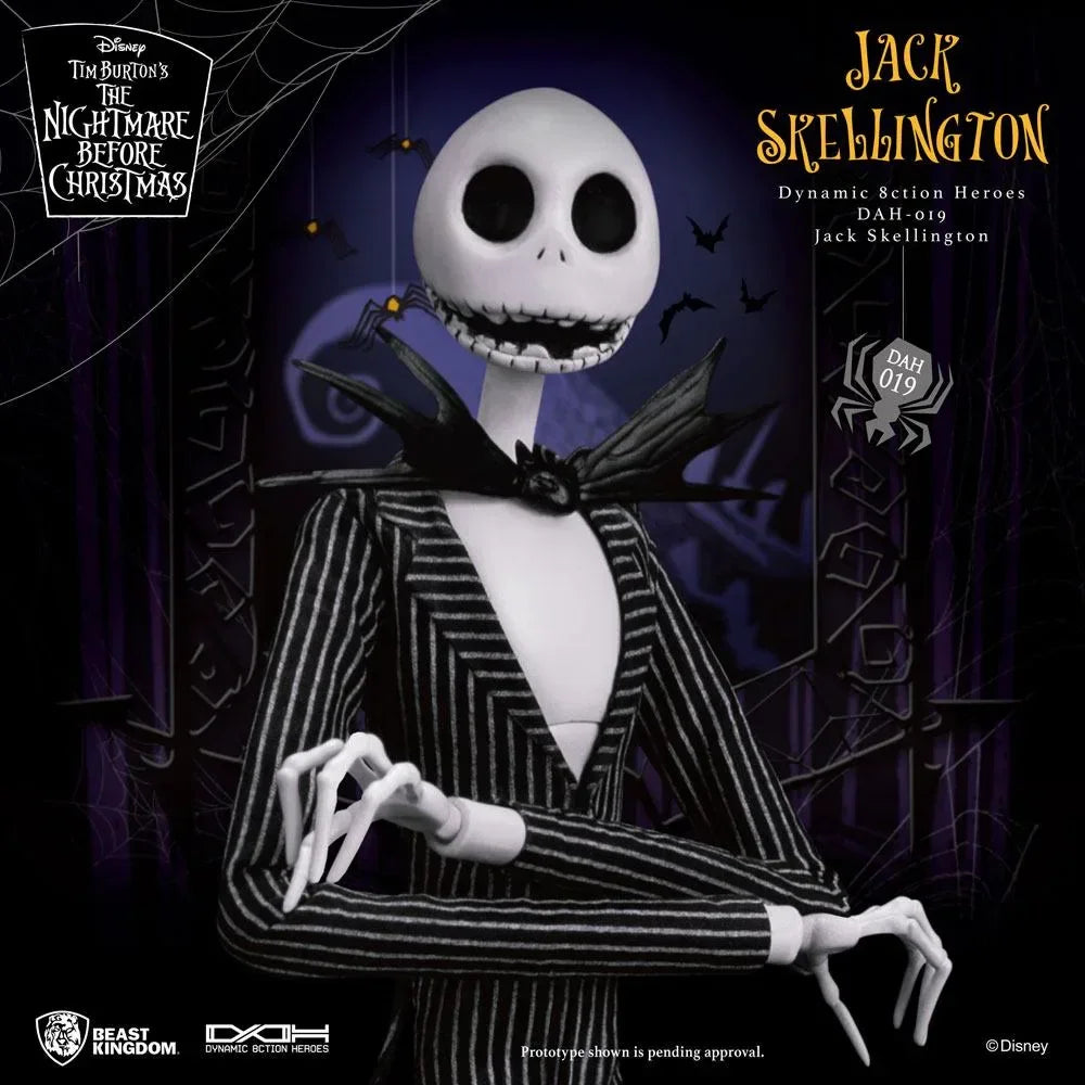 Nightmare Before Christmas Dynamic 8ction Heroes Action Figure 1/9 Jack Skellington 21 cm