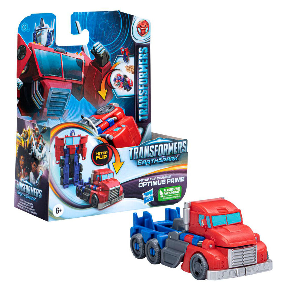Transformers Earthspark Optimus Figur 10cm Hasbro