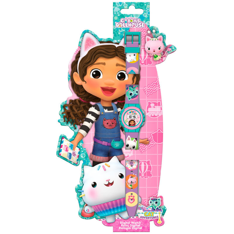 Gabbys Dockhus Digitalklocka Gabby's Dollhouse