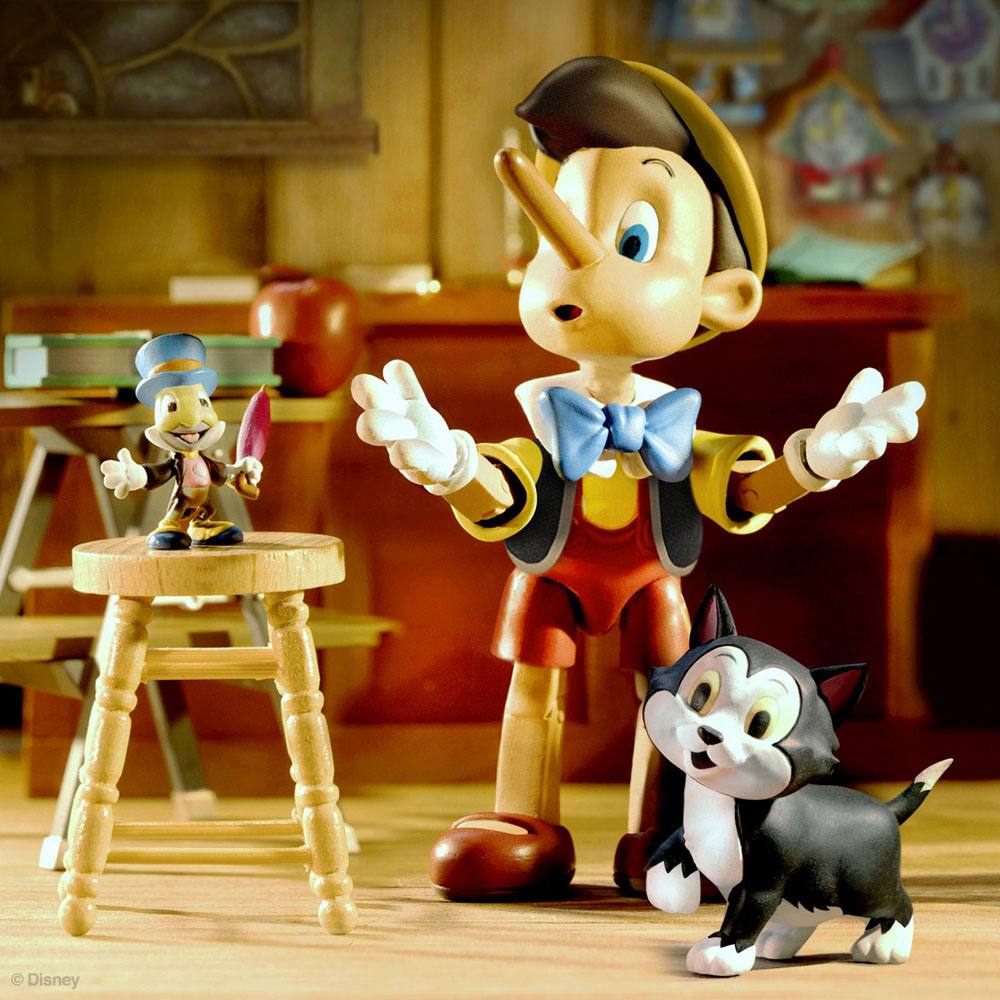 Disney Ultimates Action Figure Pinocchio 18 cm Nerdbutiken