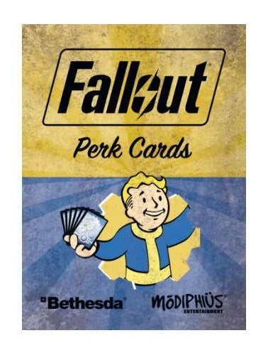 Fallout Det Post-Nukleära Brädspel Rollspelskort Modiphius