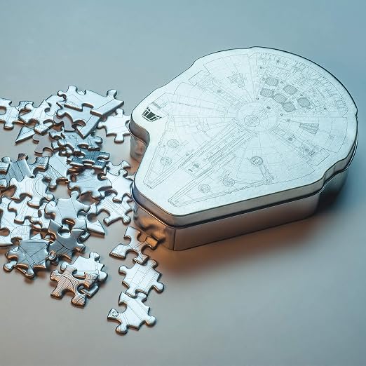 Star Wars Millennium Falcon Jigsaw – 201-bitars pussel i förvaringsburk
