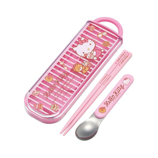 Hello Kitty Ätpinnar & Spoon Sweety pink