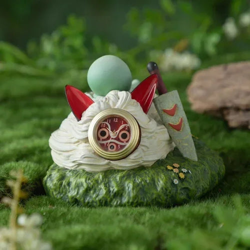 Bordsklocka San’s Mask & Kodama - Princess Mononoke Benelic
