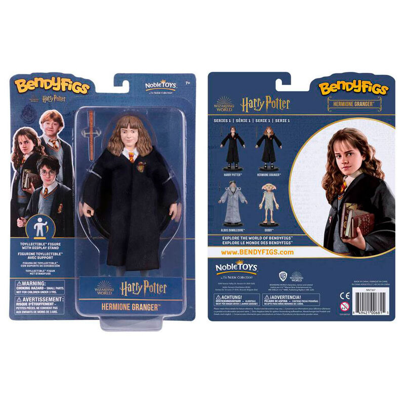 Harry Potter Hermione Bendyfigs - Mjuk och Flexibel Figur 19cm