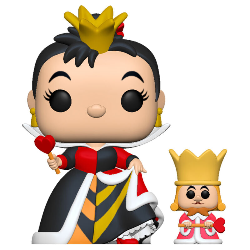 POP Figur Disney Alice i Underlandet 70-års Jubileum: Drottningen med Kungen FUNKO