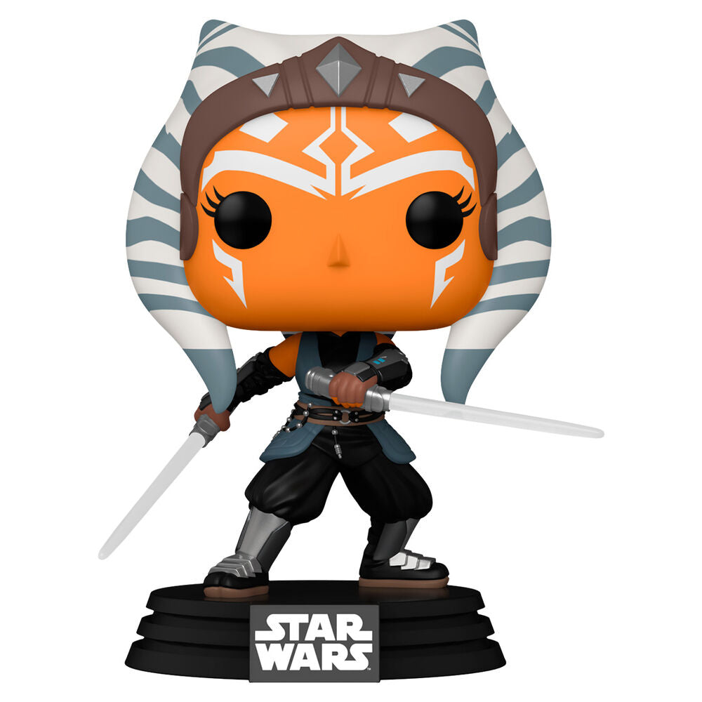 POP Figur Star Wars Mandalorian Ahsoka med Sabers FUNKO
