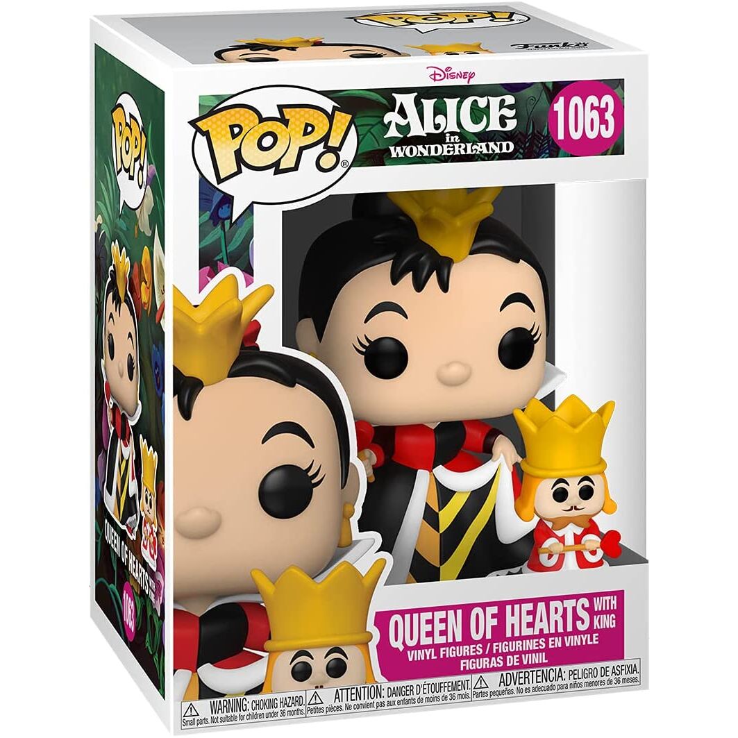 POP Figur Disney Alice i Underlandet 70-års Jubileum: Drottningen med Kungen FUNKO