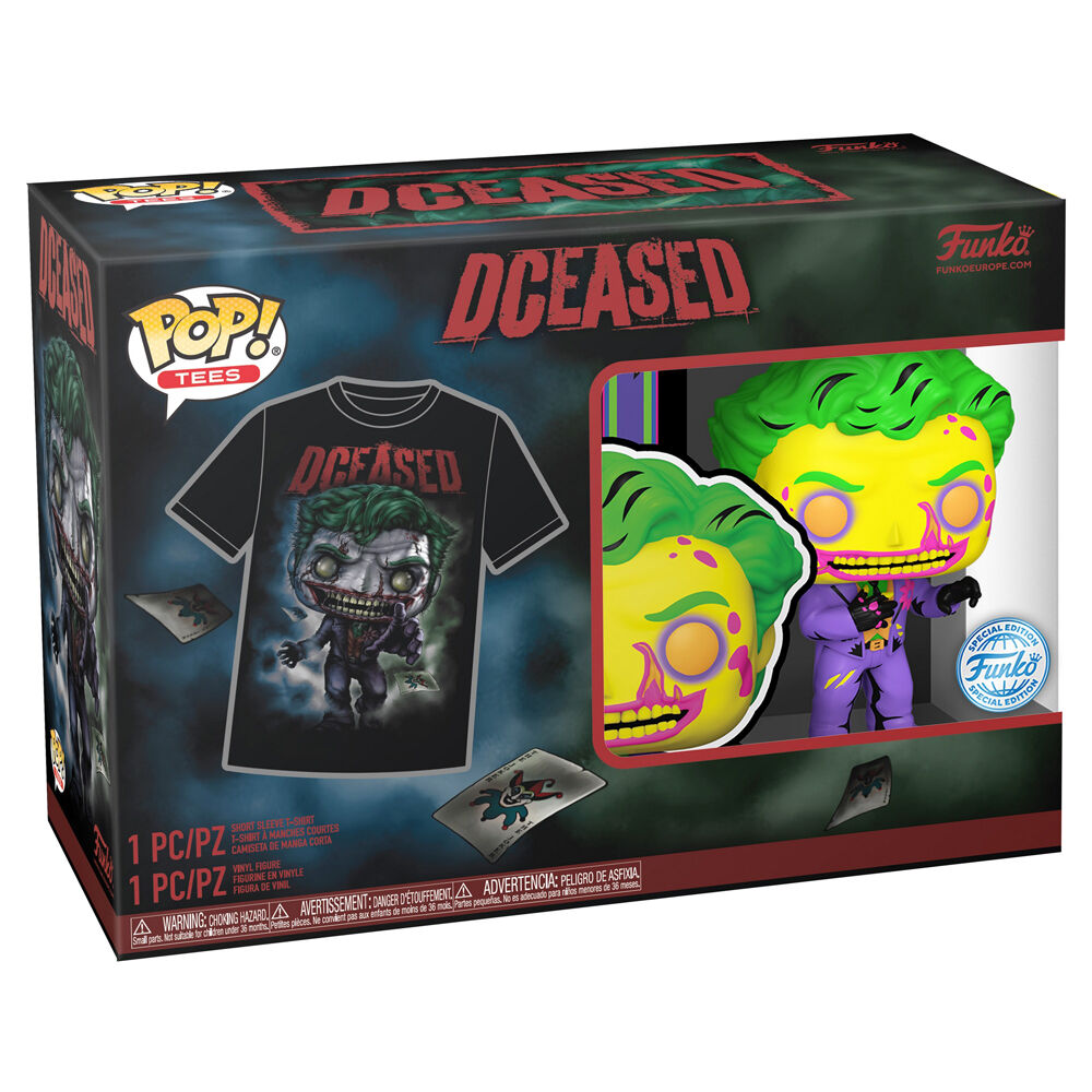 Set Figur POP & Tee DC Comics Joker Storlek XL