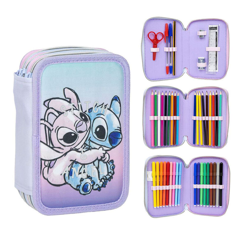Disney Stitch Trippel Pennfodral