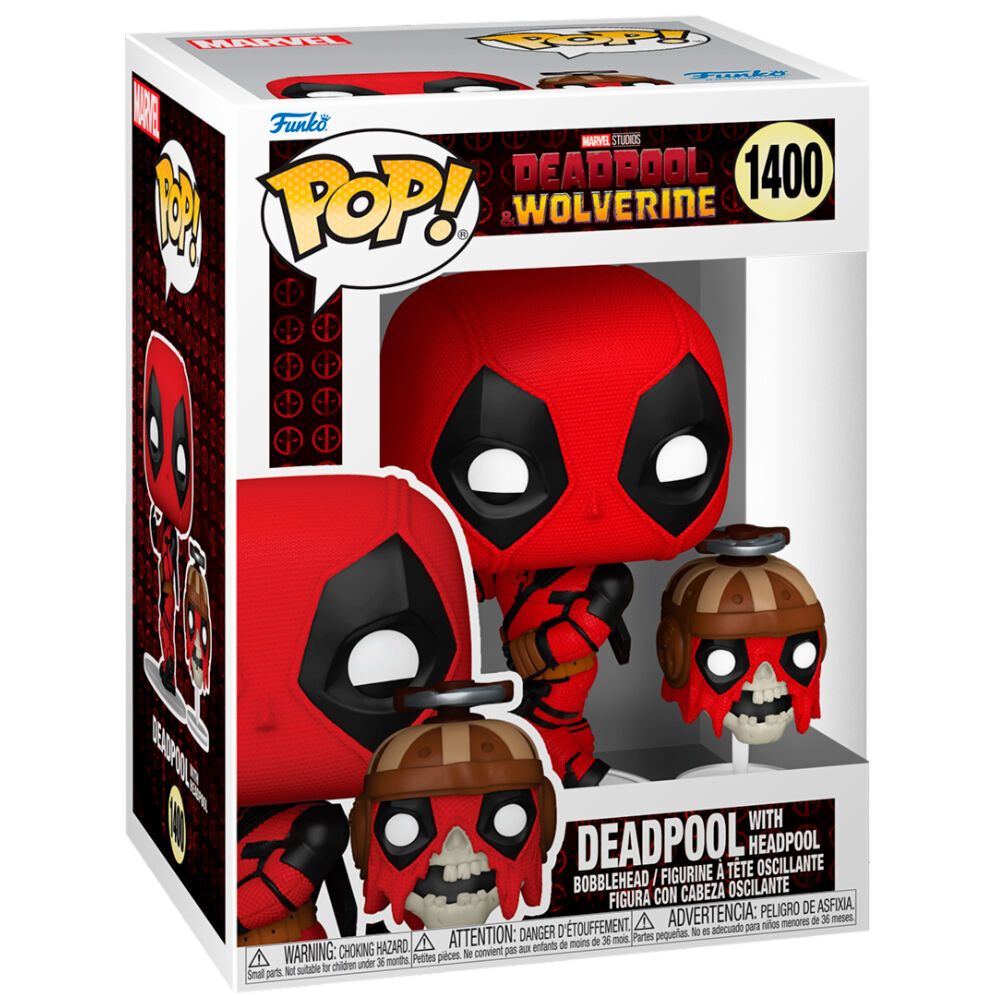 Funko POP Marvel Deadpool & Wolverine med Headpool