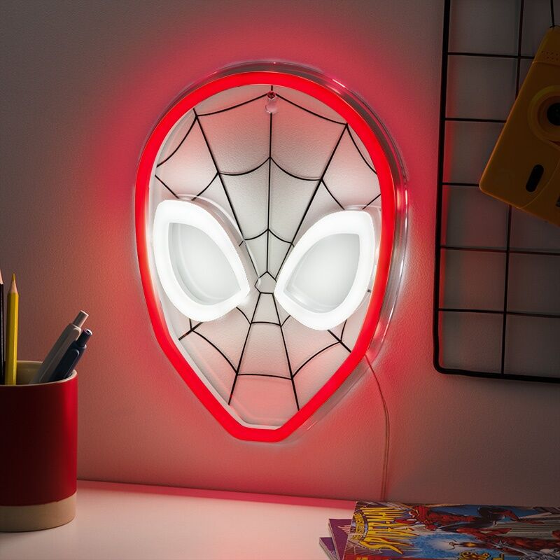 Marvel Spiderman LED Vägglampa 26cm