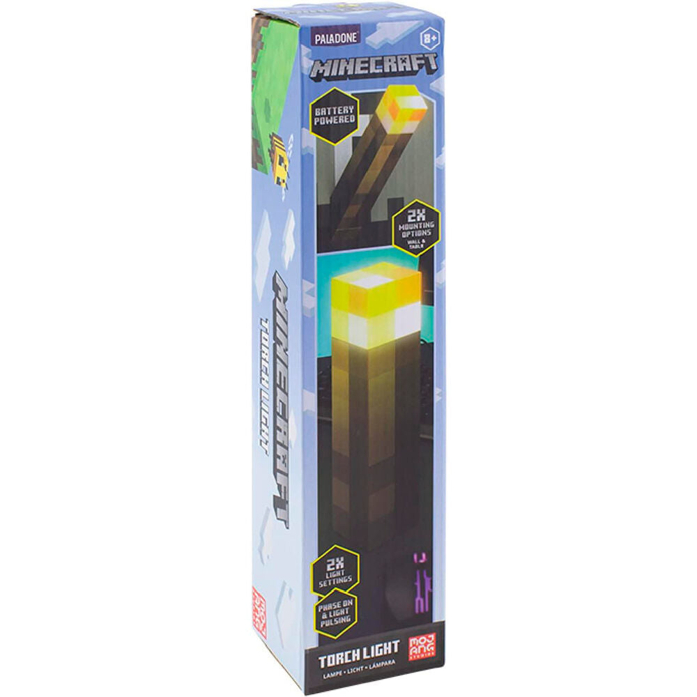 Minecraft Fackla Lampa 28cm