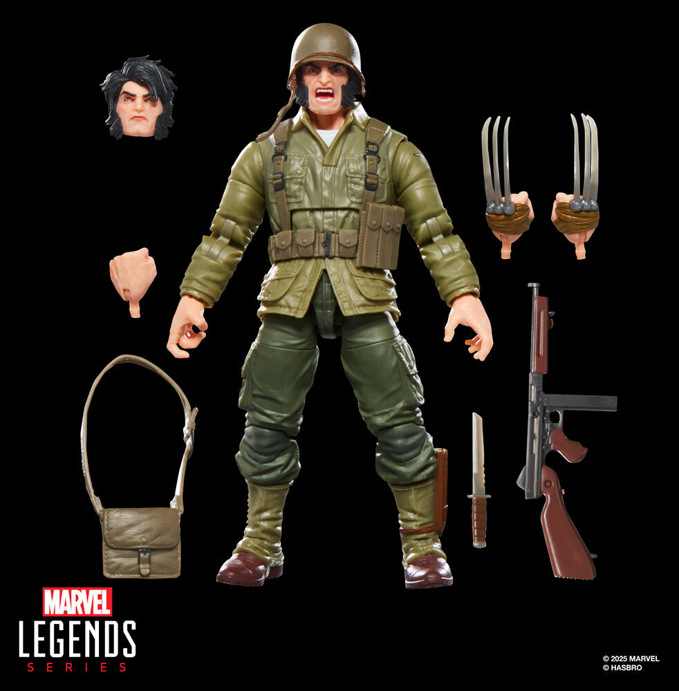 Marvel Legends Series Wolverine WWII Logan Figur 15cm