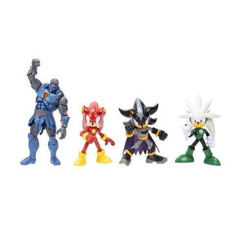 DC Comics Sonic The Hedgehog paket 4 figurer 12cm