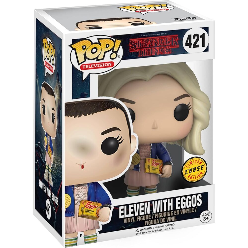 POP-figur Stranger Things Eleven med Eggos Chase