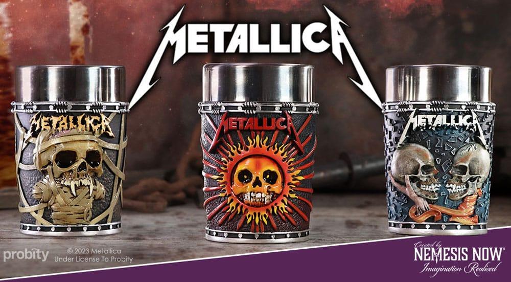 Metallica Shotglases Pushead Art 3-Pack