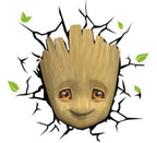 Marvel 3D LED Light Baby Groot Face 3D 3Dlight
