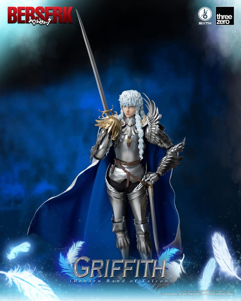 Berserk Action Figure 1/6 Griffith (Reborn Band of Falcon) 30 cm ThreeZero