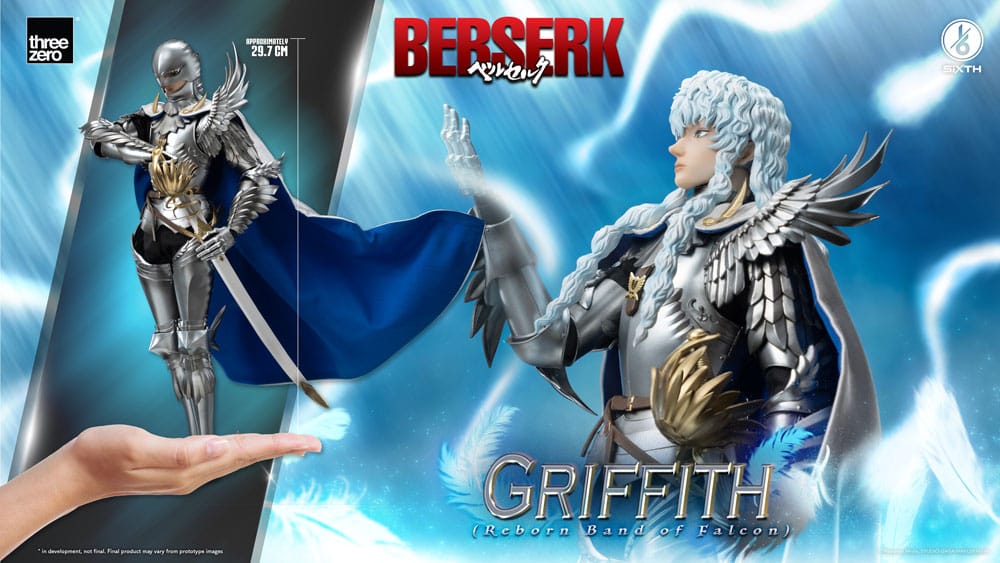Berserk Action Figure 1/6 Griffith (Reborn Band of Falcon) 30 cm ThreeZero