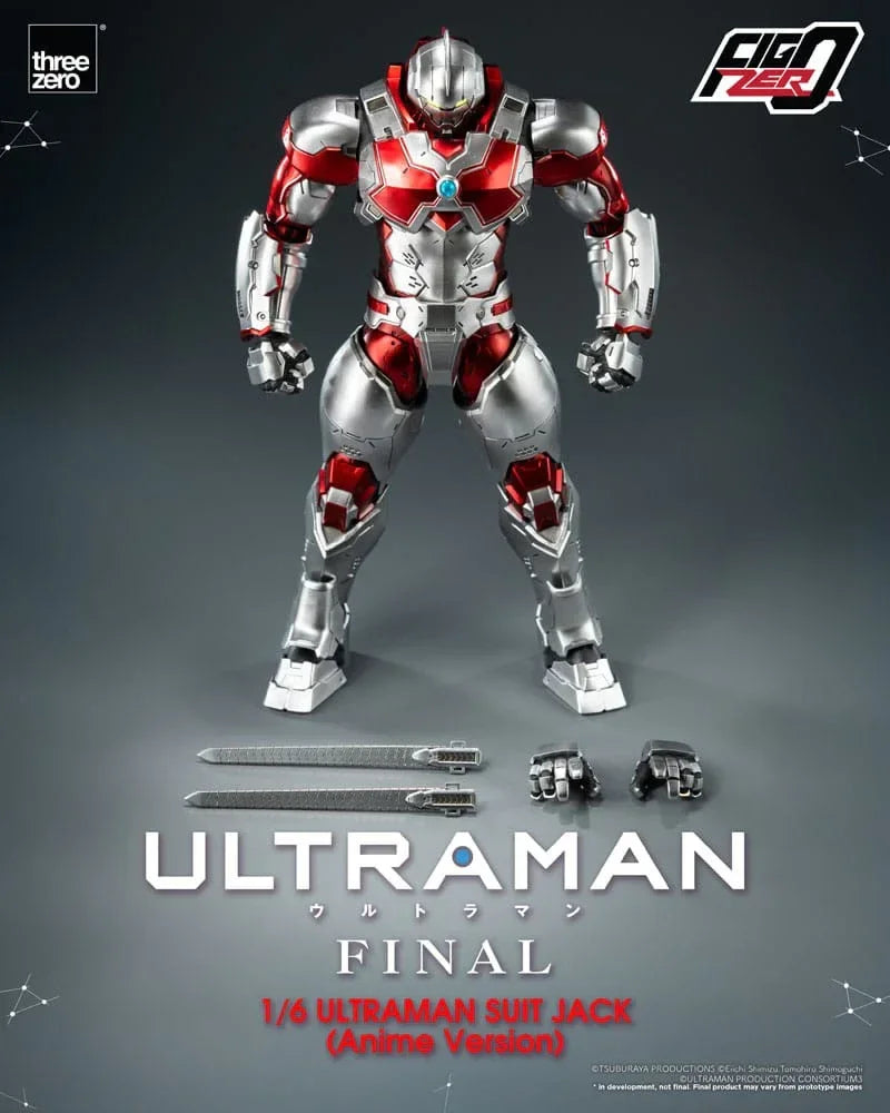 Ultraman Final FigZero Action Figur 1/6 Ultraman Suit Jack Anime Version 35 cm ThreeZero