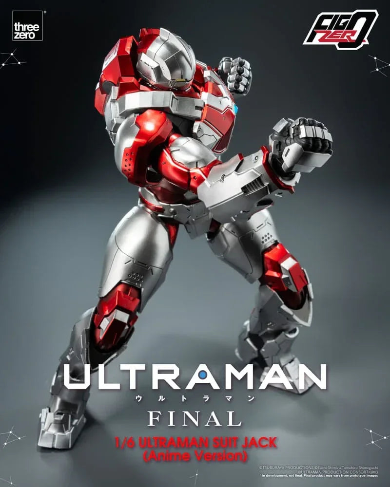 Ultraman Final FigZero Action Figur 1/6 Ultraman Suit Jack Anime Version 35 cm ThreeZero