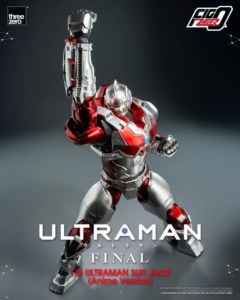 Ultraman Final FigZero Action Figur 1/6 Ultraman Suit Jack Anime Version 35 cm ThreeZero